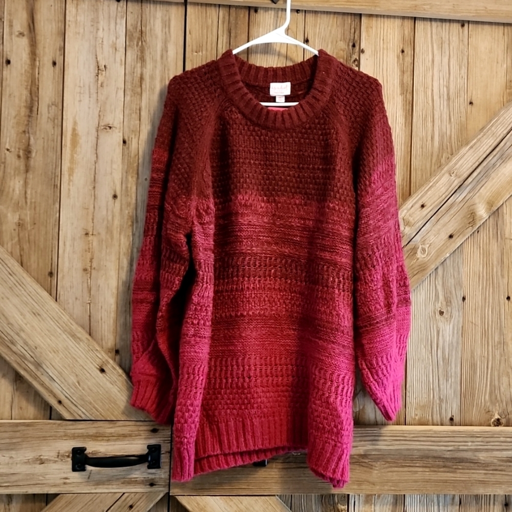 Ladies Isabel Maternity Maroon Sweater Size XL
